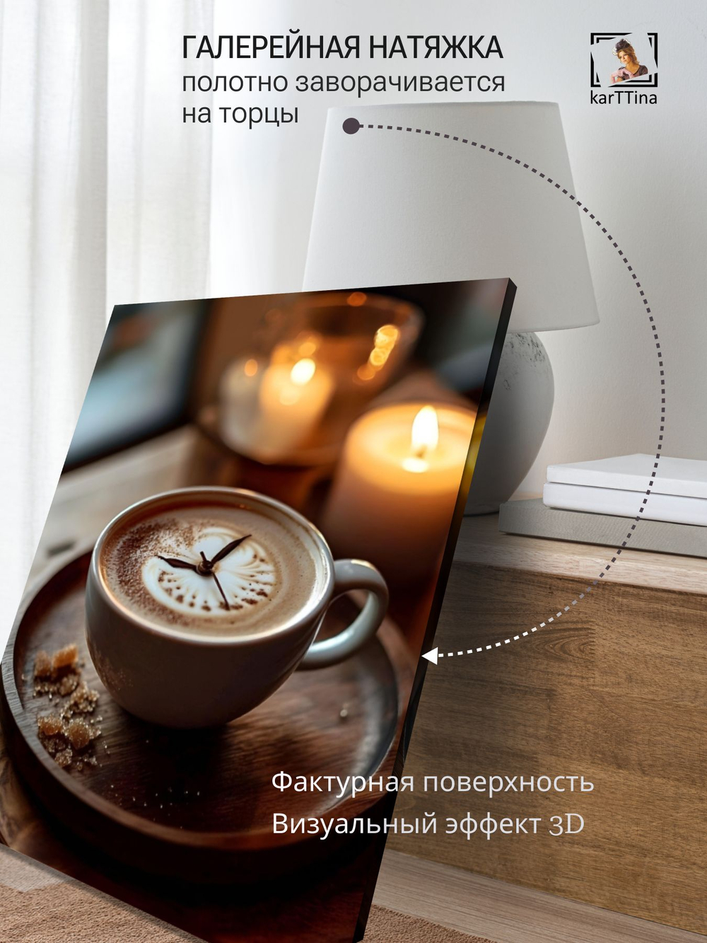 Картина Вечерний ритуал интерьерная 50x70см 1шт.