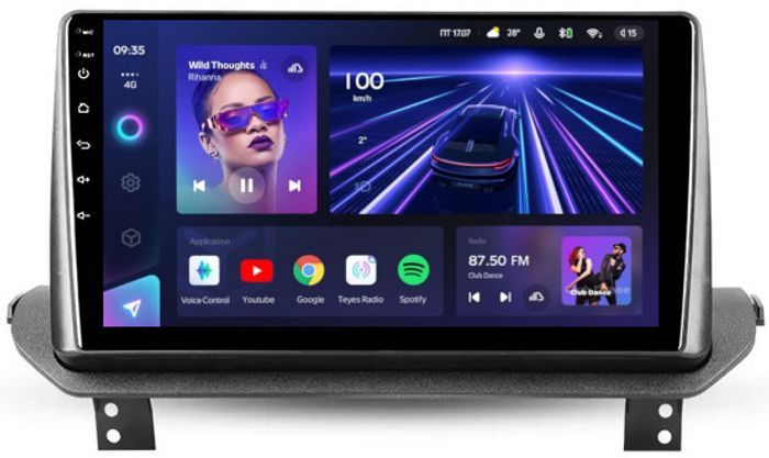 Магнитола для Mitsubishi Outlander 4 2021+ (поддержка 360) - Teyes CC3L на Android 10, CarPlay, 4G SIM-слот