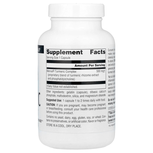 Source Naturals, куркума с Meriva®, 500 мг, 120 капсул