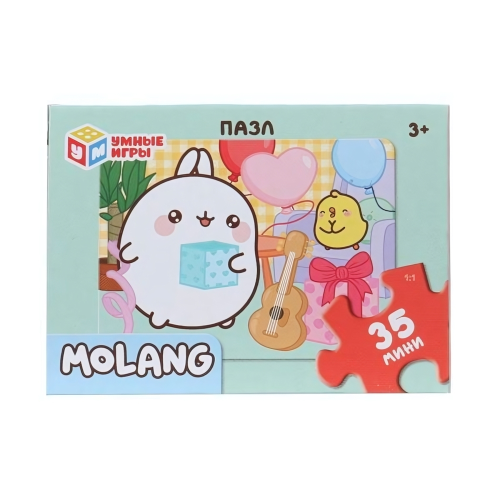 Пазл 35эл. "Molang" коробка 4630395015936 (Умные игры)