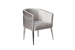 Стул Garda Decor серый/xром GY-08200