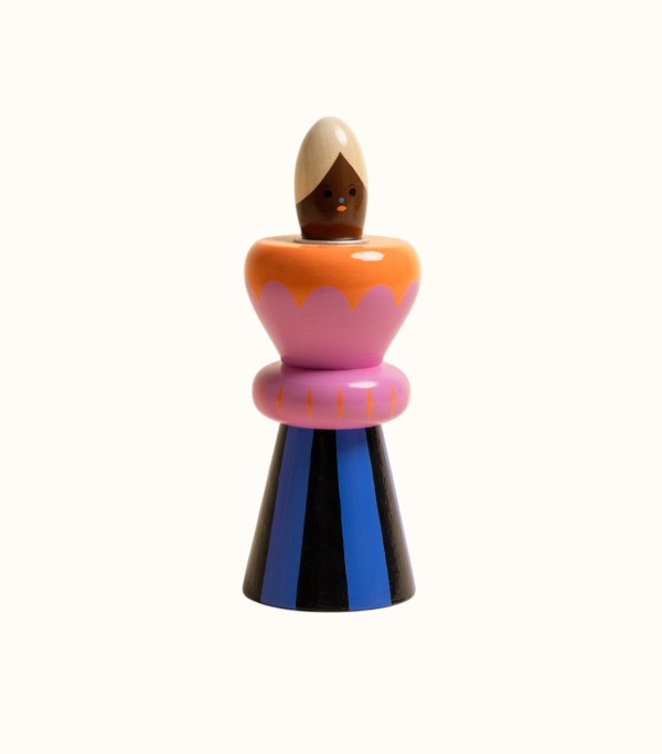 Подсвечник – Флора, черный | Kotok toys