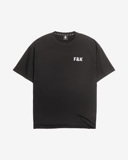 Футболка оверсайз F&K темно-серая