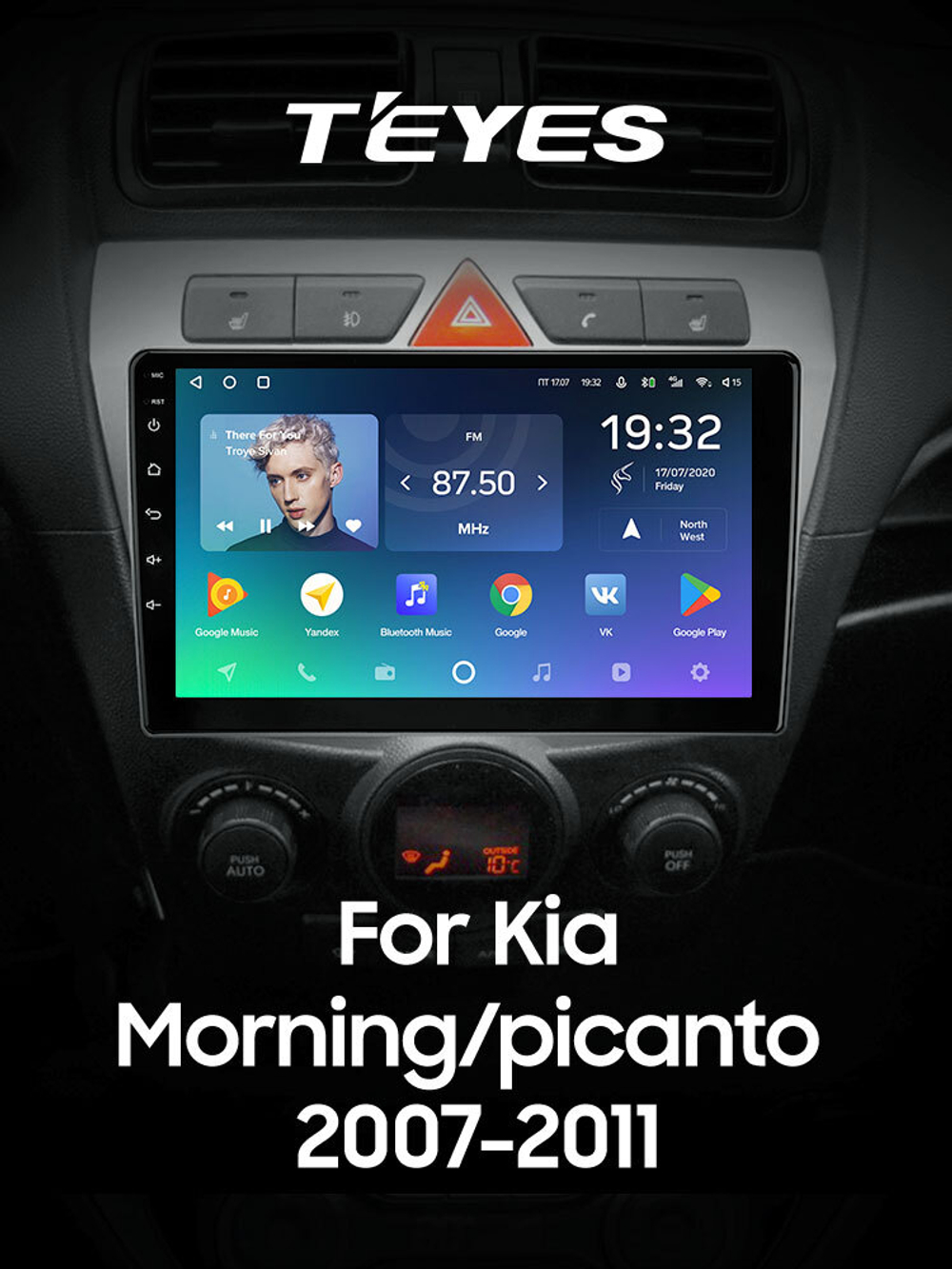 Teyes SPRO Plus 9"для KIA Morning Picanto 2007-2011