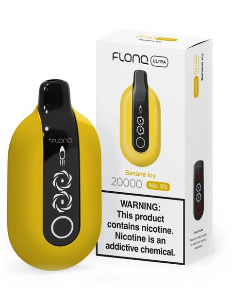 Купить Одноразовый Pod Flonq Ultra - Banana Icy (20000 затяжек)