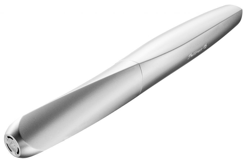 Перьевая ручка Pelikan Office Twist P457 серебристая с пером M (PL947101)