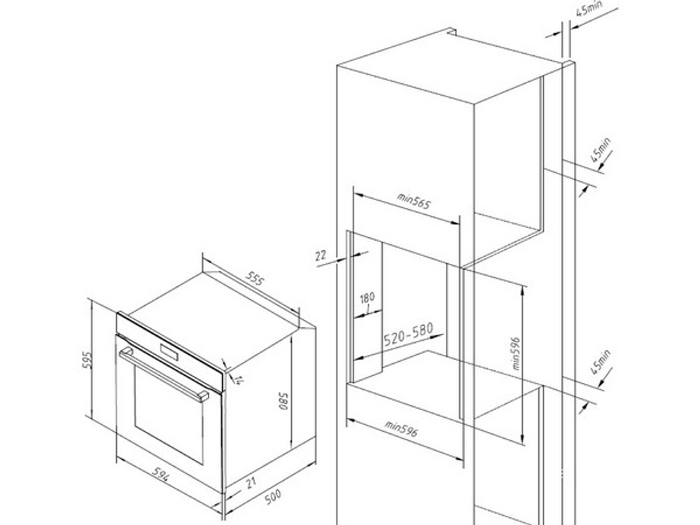 Духовой шкаф GRAUDE BM 60.2 O