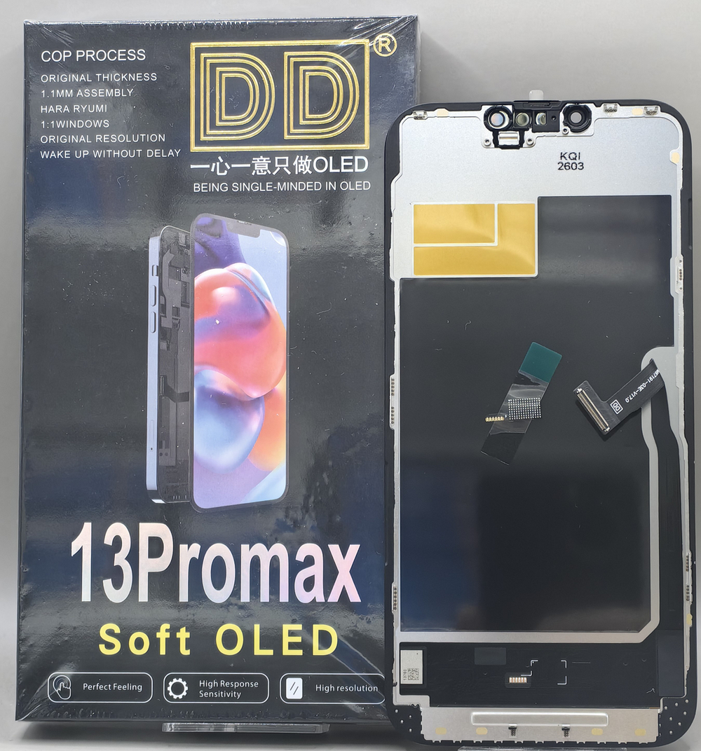 Дисплей iPhone 13 Pro MAX Soft OLED 120HZ; Rem.IC; бренд DD