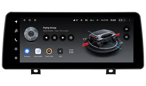Магнитола для BMW 2 серия F45 2017-2021 EVO - Teyes LUX ONE монитор 12.3" на Android 10, Быстрая, CarPlay, 4G SIM-слот