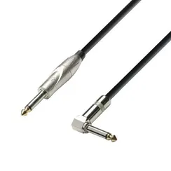 Adam Hall K3IPR0600 - кабель инструментальный, TRS (jack) 6,3 mm mono - TRS (jack) 6,3 mm mono (угло