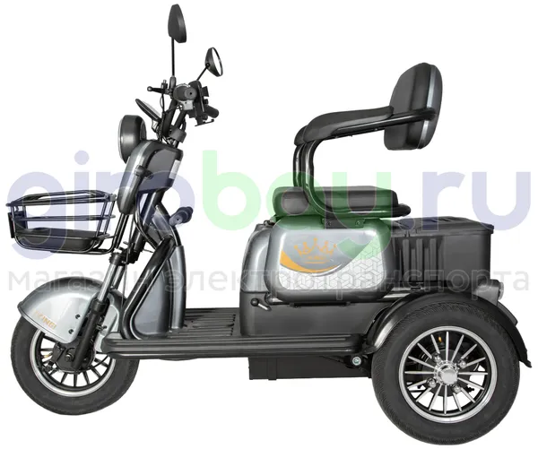 Электроскутер IKINGI SIBTRIKE 1000W (60V/25Ah) - Серый фото №10
