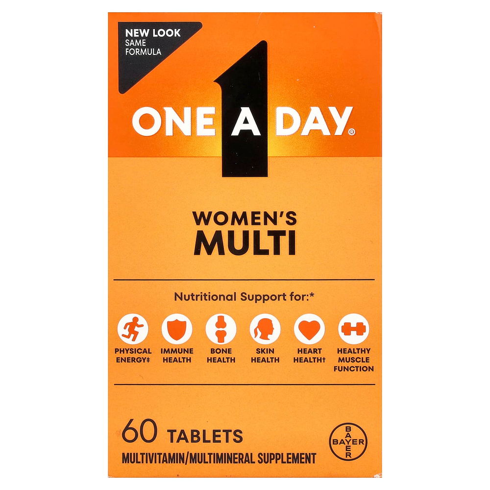 One-A-Day, мультивитамины для женщин, 60 таблеток