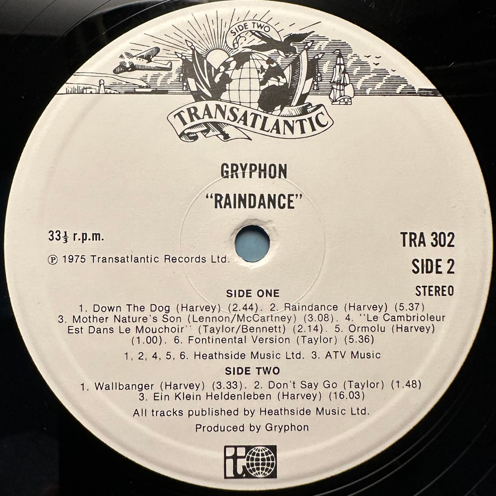 Gryphon - Raindance (Англия 1975г.)