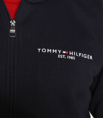 Худи tommy logo fur lined hoody Tommy Hilfiger - темно-синий(MW0MW27841)