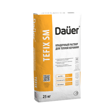 Dauer TEFIX SM Кладочный раствор теплоизоляционный