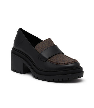 Кожаные мокасины Michael Kors - коричневый(40F3RCMP1B)