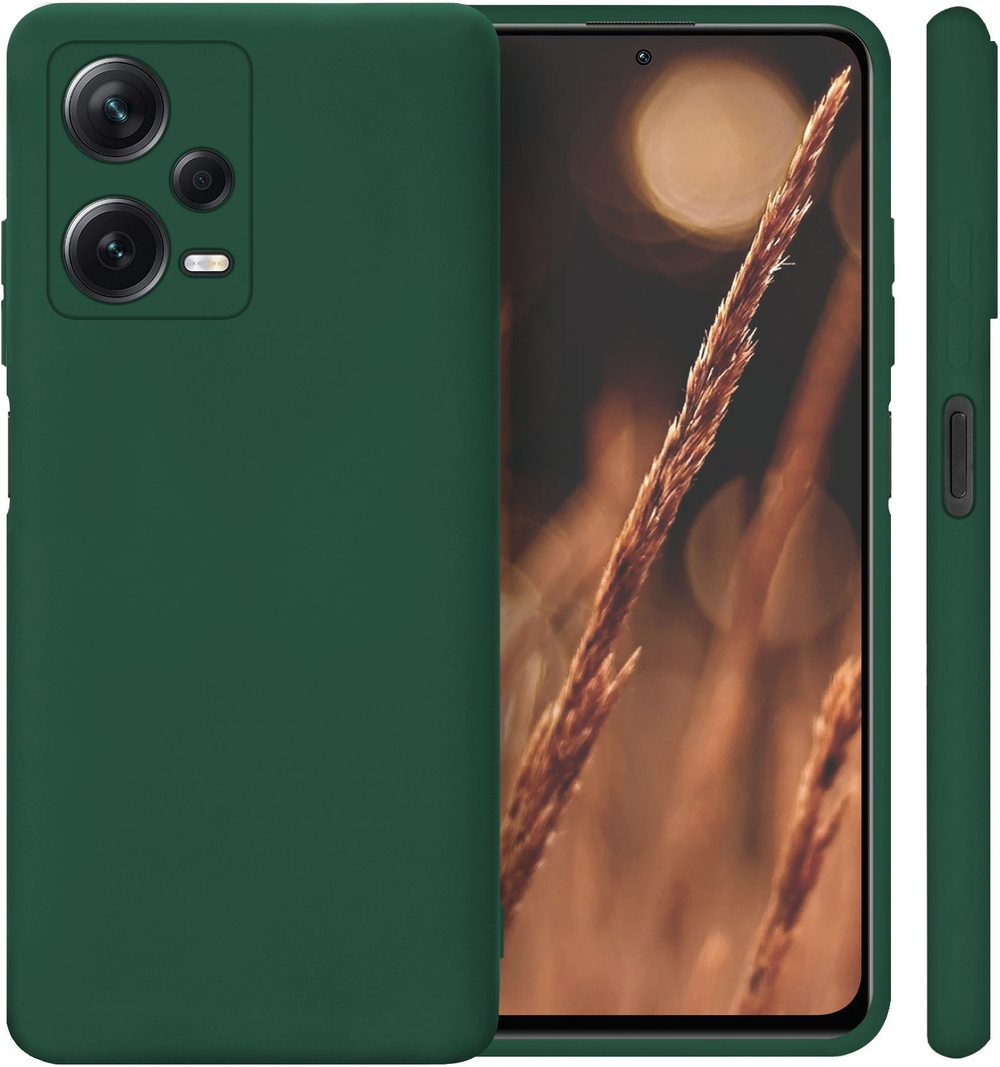Мягкий Soft Touch чехол из силикона для XIAOMI REDMI NOTE 12 PRO PLUS 5G с бархатной подкладкой
