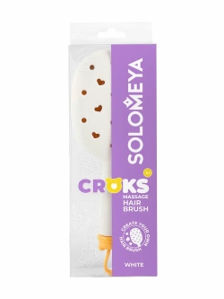 Массажная расческа для волос с отверстиями для джиббитсов Solomeya
