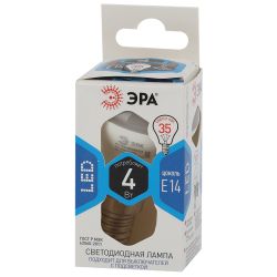 Лампа светодиодная ЭРА STD LED R39-4W-840-E14 4Вт рефлектор нейтральный белый свeт Е14 | Лампы cветодиодные Рефлектор (R )