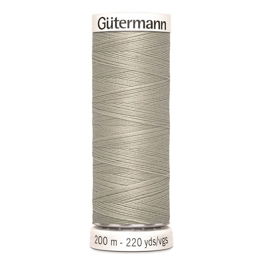 01 Нить Sew-All 100/200 м для всех материалов, 100% полиэстер Gutermann 748277 (633 бежево-суровый)