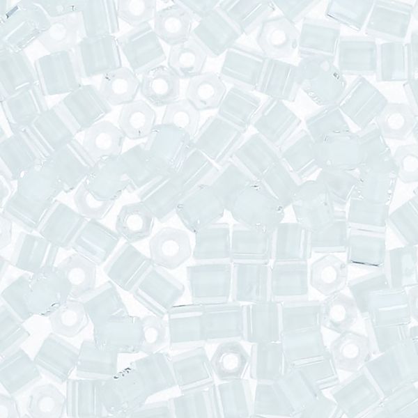 Бисер Toho 11/0 Hexagon 4 (2.2 мм), 25 г (5х5 г), 0981 белый