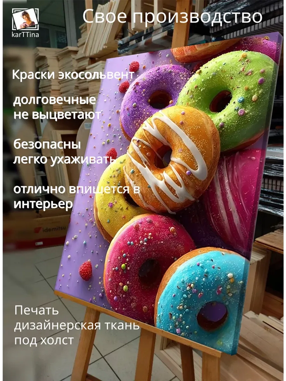 Картина "Фруктовая феерия", галерейная 30х40см 1шт.