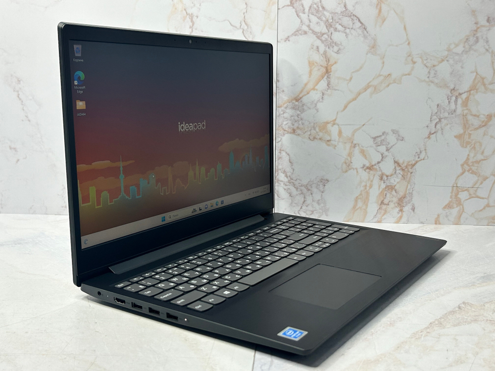 Ноутбук Lenovo IdeaPad S145-15IGM (81MX0067RU) 15.6"/Intel Pentium N5000/RAM 4GB/SSD 256 ГБ/Intel UHD Graphics 605/1366x768/Windows 11/Подсветка кл-ры: нет/черный. Состояние: C1
