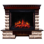 Каминокомплект Real Flame Kansas 33/33W AO с очагом Epsilon 33