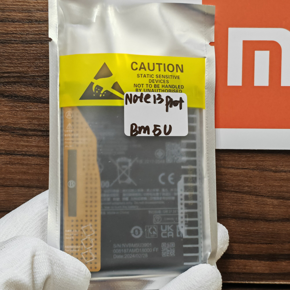 Аккумулятор для Redmi Note 13 Pro Plus (BM5U) Категория: "Премиум качество" АКБ 5000mAh Li-ion Polymer