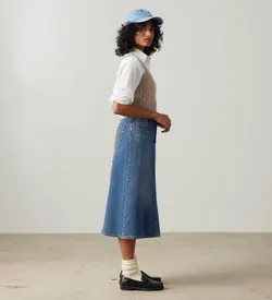 Юбка джинсовая женская LEVI'S HR A-LINE DECON SKIRT