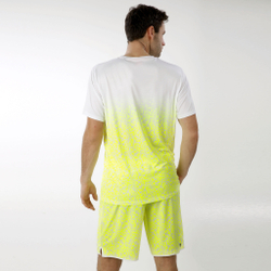 Мужские теннисные шорты BIDI BADU Henry 2.0 Tech Shorts Special Edition Men - Neon Yellow, Cream