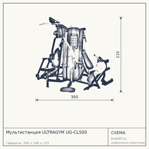 Мультистанция ULTRAGYM UG-CL500 — от 762 000 ₽