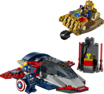 Конструктор Лего Марвел Капитан Америка против Таноса | LEGO Marvel Captain America Thanos 76319, 107 деталей (4+)