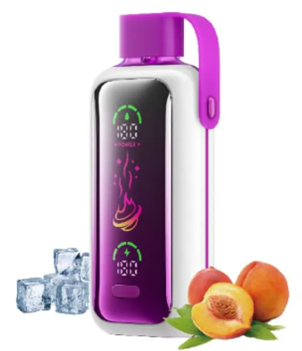 Vozol Star Juicy peach ice - сочный персик-лёд 20000 купить в Москве с доставкой по России