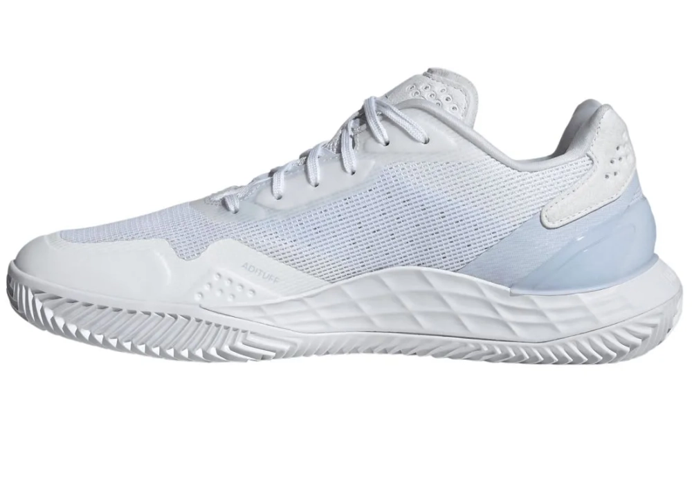 Женские теннисные кроссовки Adidas Defiant Speed 2 W Clay - white/crystal sky/core black
