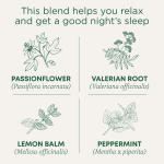 Traditional Medicinals, Organic Nighty Night Extra®, мелисса лекарственная и валериана, без кофеина, 16 чайных пакетиков, 24 г (0,85 унции)