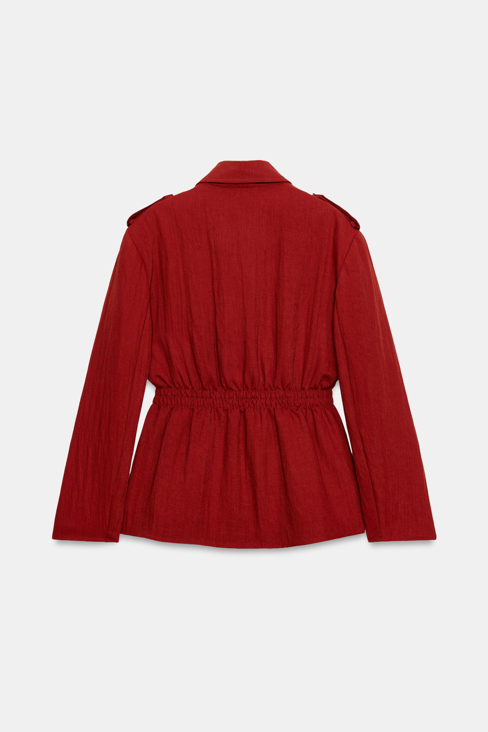КУРТКА-САФАРИ С ПОДПЛЕЧНИКАМИ — ZARA