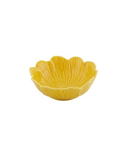 Чаша Bordallo Pinheiro Flora желтая (17 см)