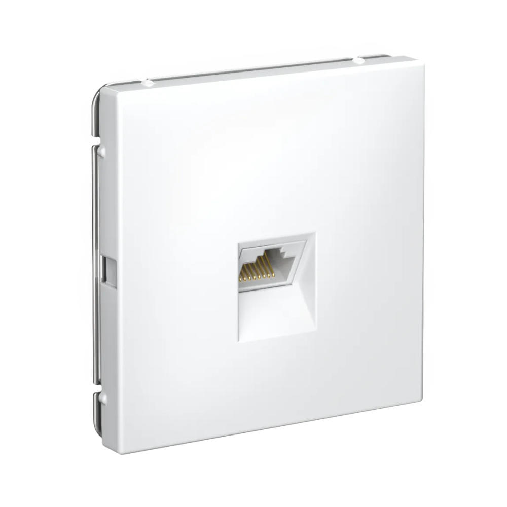 ARTGALLERY РОЗЕТКА компьютерная RJ45, кат. 5е, механизм, БЕЛЫЙ