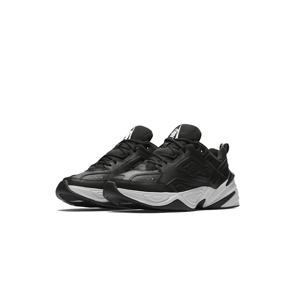 alt="Кроссовки Nike M2K Tekno Black Obsidian арт. AV4789-002 черная расцветка с белой подошвой вид спереди"