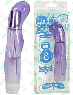 Фиолетовый вибростимулятор G-точки LUCID DREAM №8