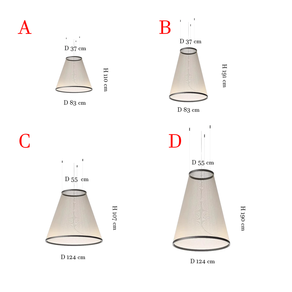 Pendant design lamp Array by Vibia