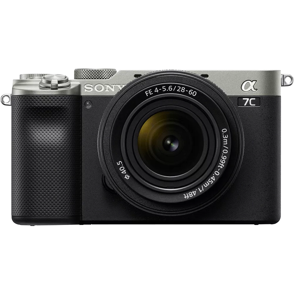 Цифровая фотокамера Sony Alpha a7C Kit 28–60mm f/4-5.6. Серебристый