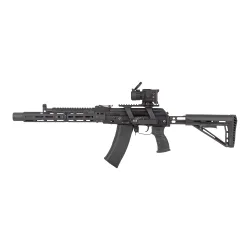 Коллиматор тепловизионный Gaut Nova TD 325, x1-4, 384х288, D25мм, 6000Дж - общий вид сбоку на карабине