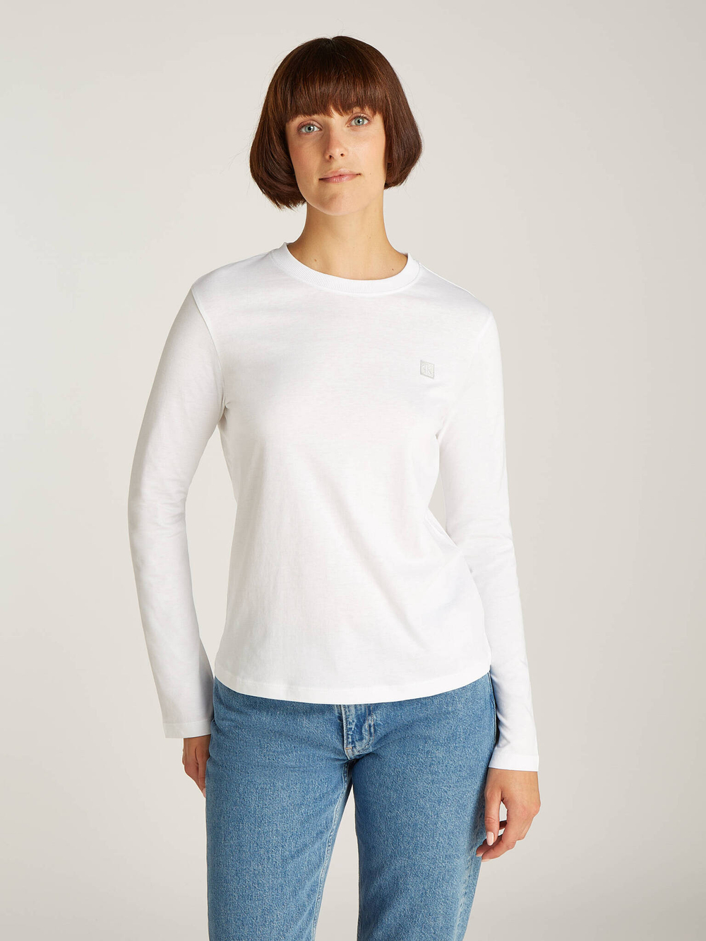Блузка EMBRO CALVIN KLEIN JEANS - белый(J20J224549)