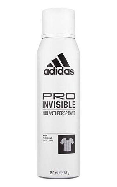 Дезодорант-спрей антиперспирант женский ADIDAS Pro Invisible 48 часов,150 мл (Франция)