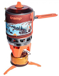 Система для приготовления пищи Tramp 1л. (оранжевый) TRG-115