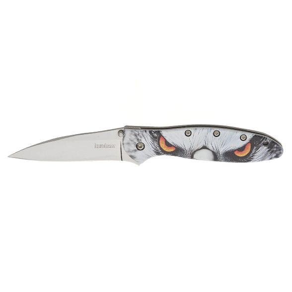 Цена наПолуавтоматический складной нож Kershaw Leek Hawk, сталь 14C28N, рукоять алюминий