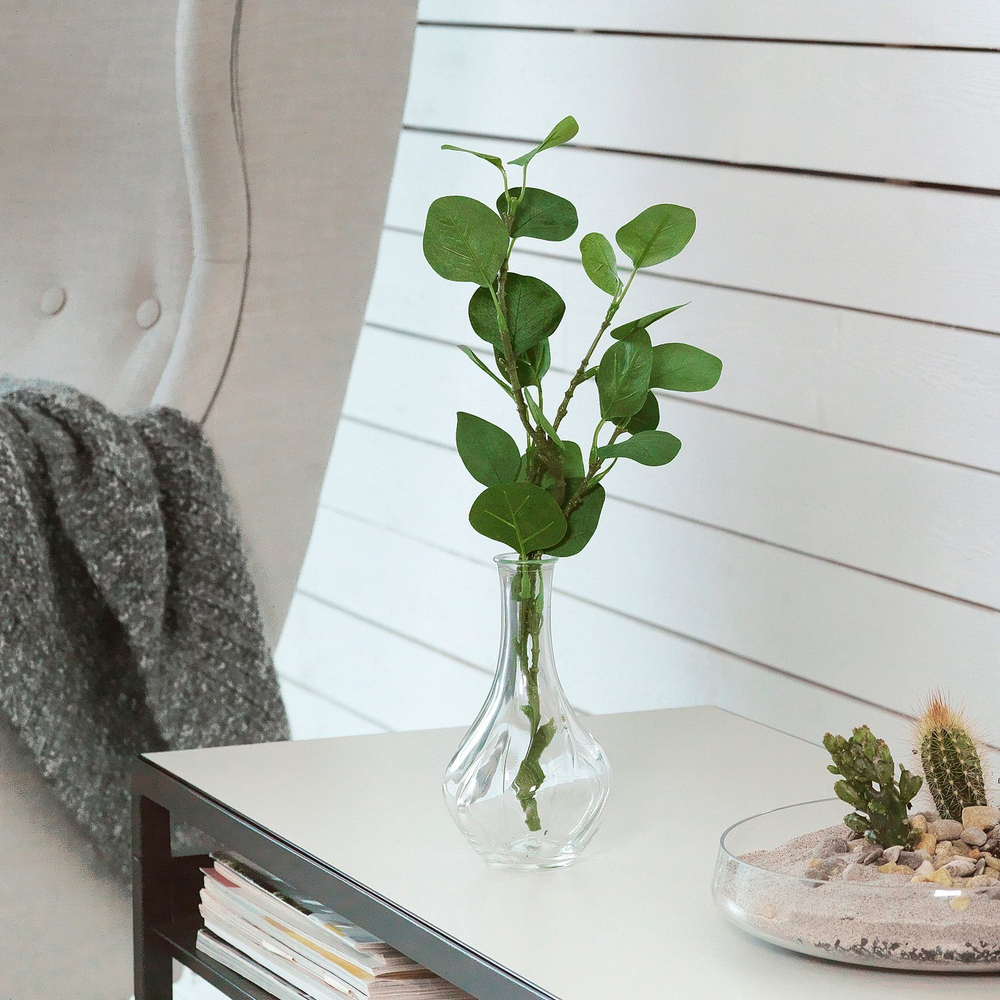 IKEA VILJESTARK  (ИКЕА ВИЛЙЕСТАРК)  -  Ваза - прозрачное стекло 17 см