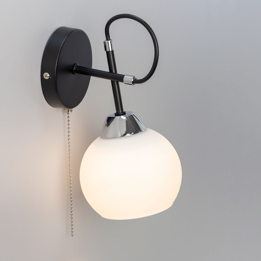 Citilux Стивен CL141411 Бра с выключателем Чёрное